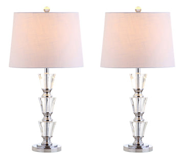 Layla 27" Crystal LED Table Lamp - JONATHAN Y